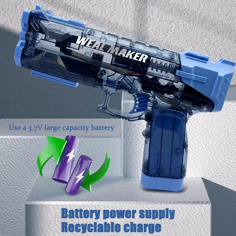 ปืนฉีดน้ําไฟฟ้าของเล่นเด็กปืนยิงเด็กสระว่ายน้ําเล่นน้ําของเล่นฤดูร้อนเกมกลางแจ้งผู้ใหญ่ของเล่นสําหรับของขวัญเด็ก