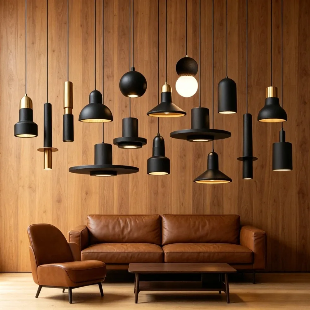 Black Hole Stone Pendant Light Restaurant Light Dining Pendant Bedroom Bedside Bar Desk Lamp Bedside Decorative Lights