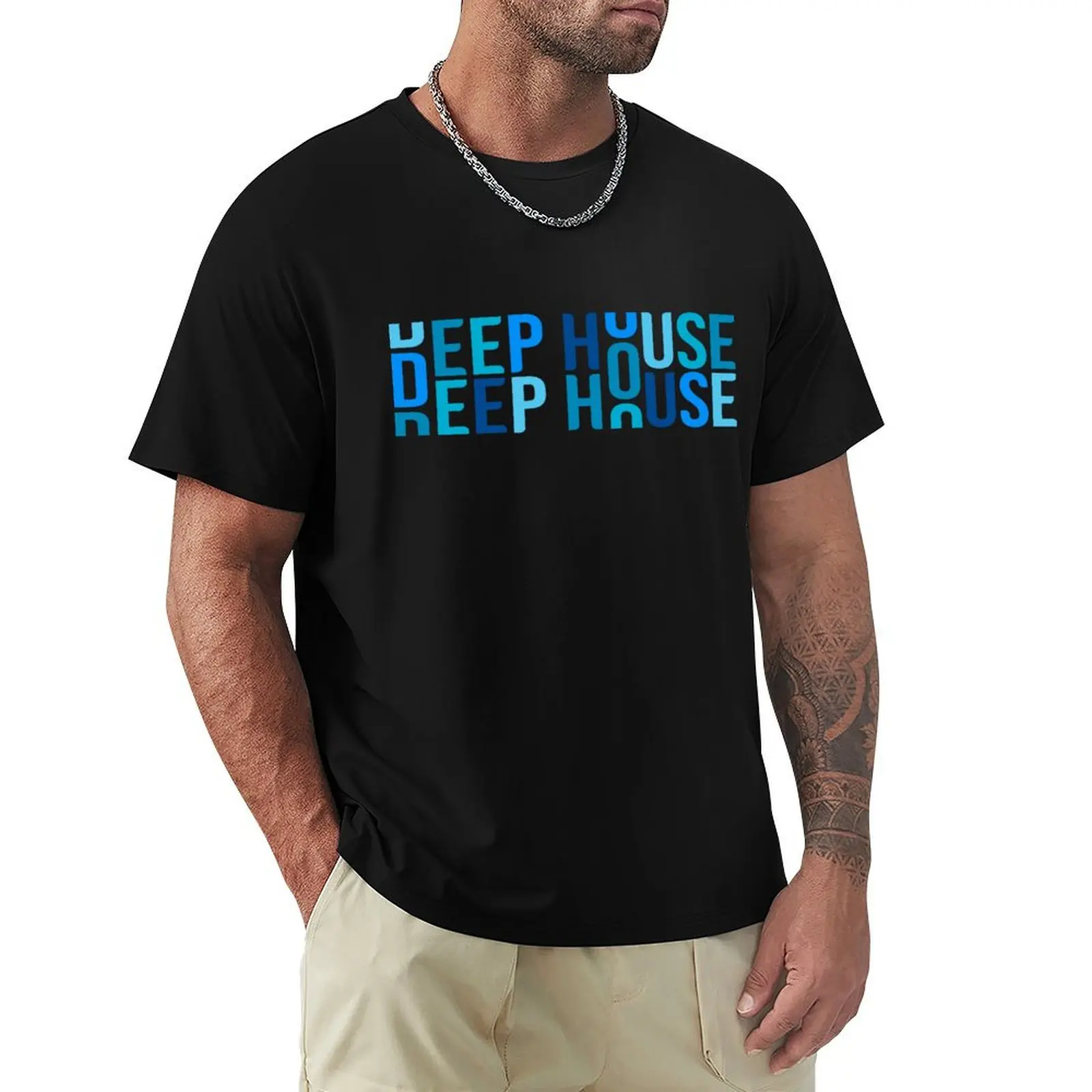 

Deep House Djs gift. House Music lovers. T-shirt summer tops graphics sports fans cute tops slim fit t shirts for men