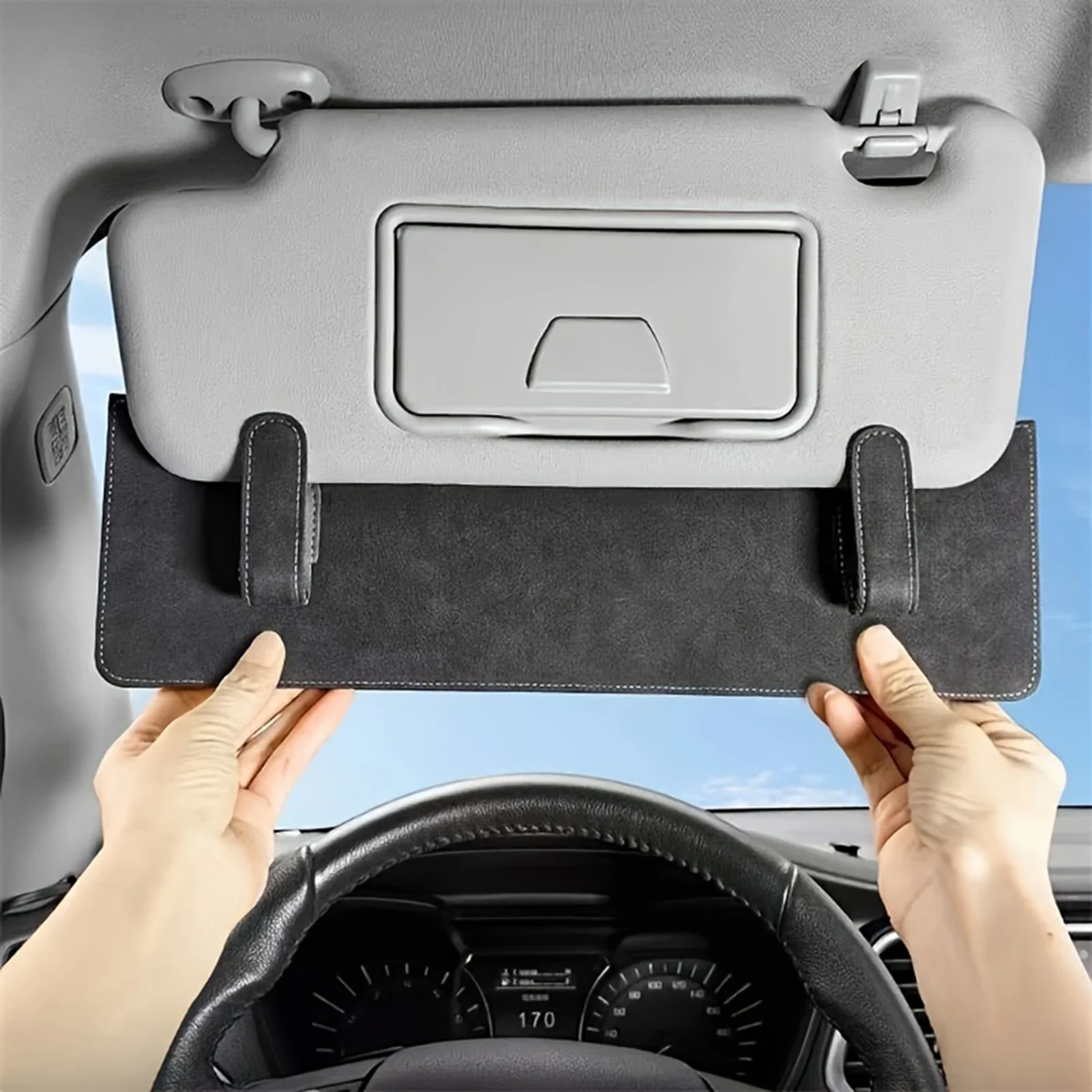 

Adjustable Car Sun Visor Extender with Strength and Durability High-Performance Visor Suitable for Cars Trucks SUVs