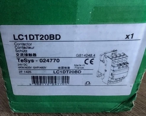 

Brand New Original LC1DT20BD CONTACTOR 24VDC Fast Delivery