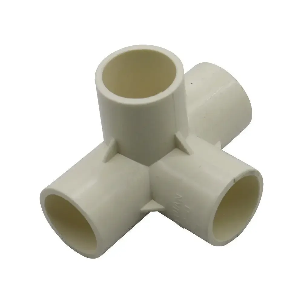 8PCS X 20mm/35mm/32mm PVC Water Pipe Tube Adapter Connectors Garden Hose Diameter 3/4/5/6 Ways for Gardening Jardineria Tube