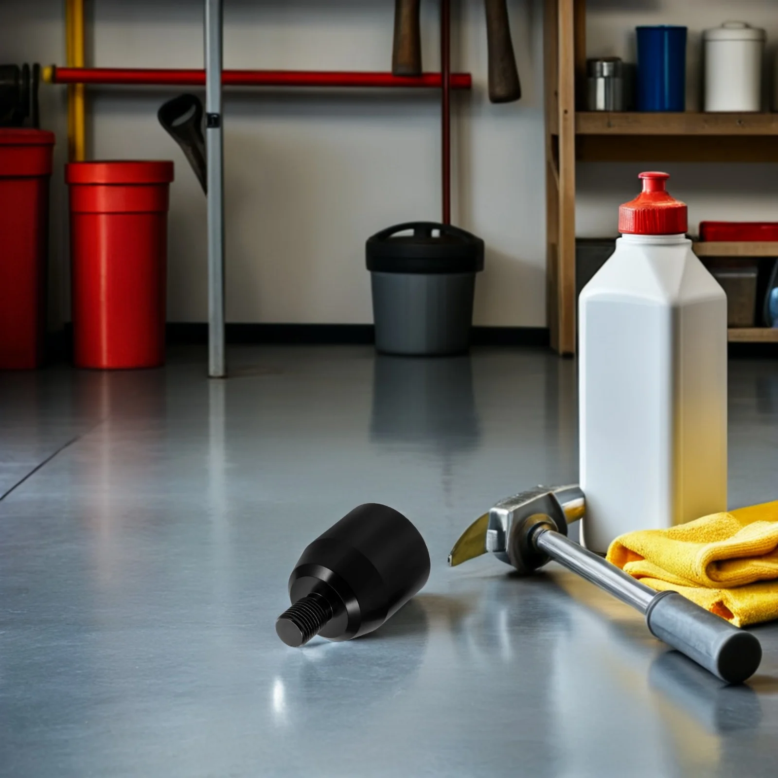 

Gear Shift Knob Adapter 12mm Threads Aluminum Alloy Manual Shift Knob Connector Boot Retainer Gear Stick Connector Car