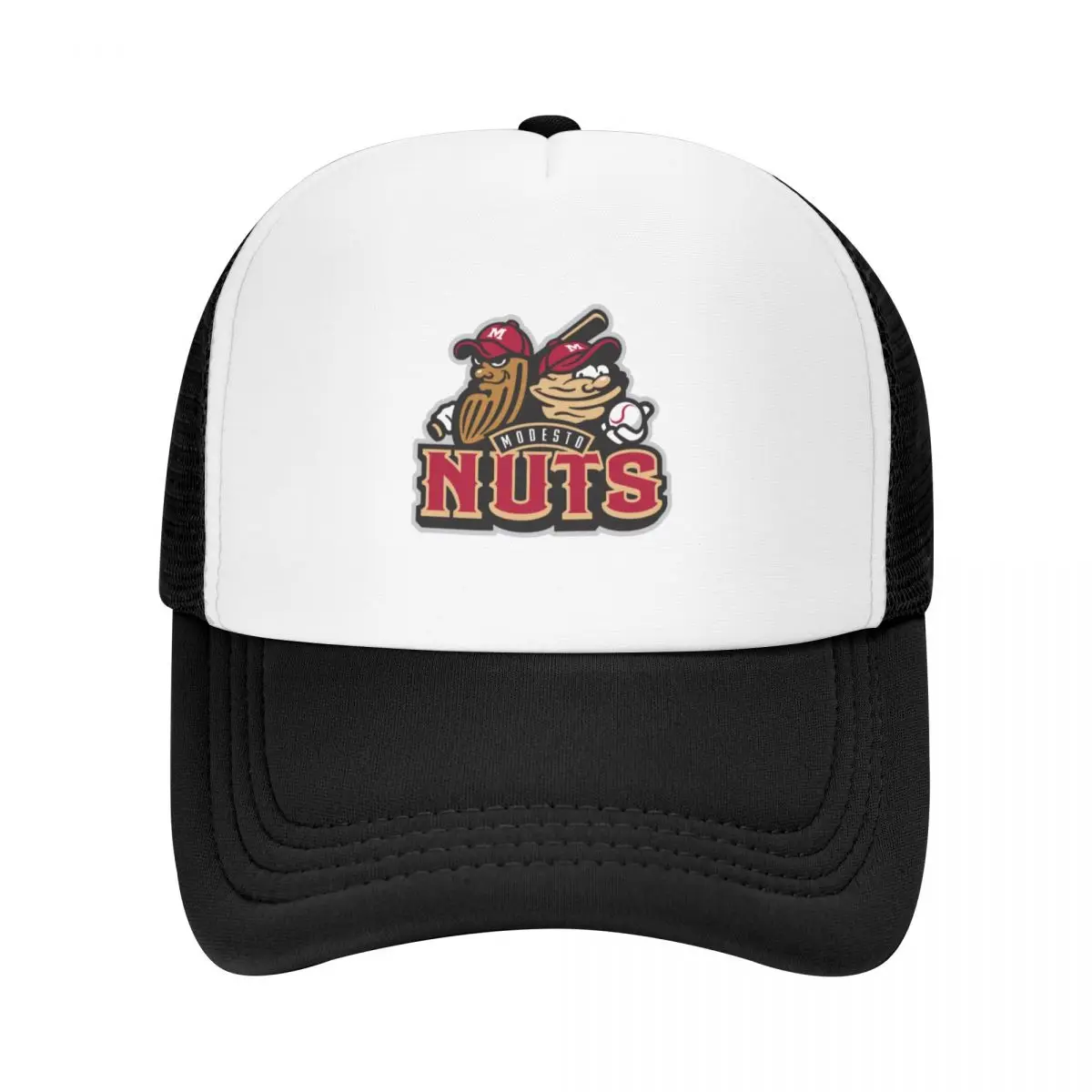 Modesto Nuts logo Baseball Cap Hat Baseball Cap Golf Cap Fashion Beach Trucker Hats Man Women's