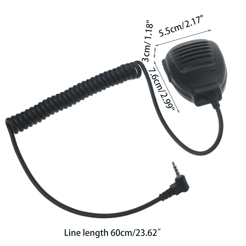 Microfono manuale da 3,5 mm con indicatore per microfono Bf-t1 Bf-t8 Uv-3r