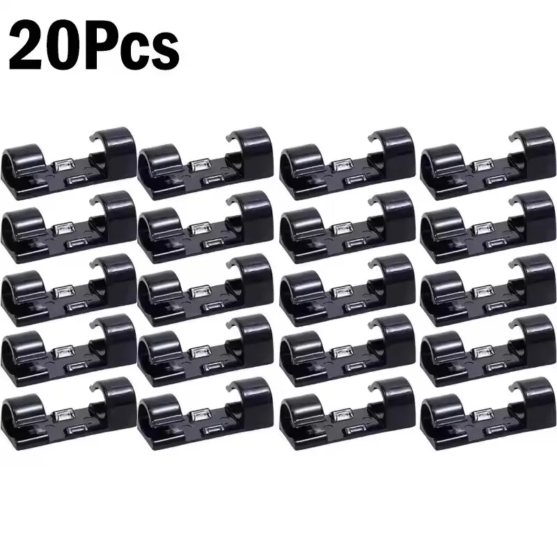 Kabelclips Organizer Drop Wire Holder Snoerbeheer Zelfklevende kabelmanager Vaste klem Draadhaspel voor thuiskantoor Auto