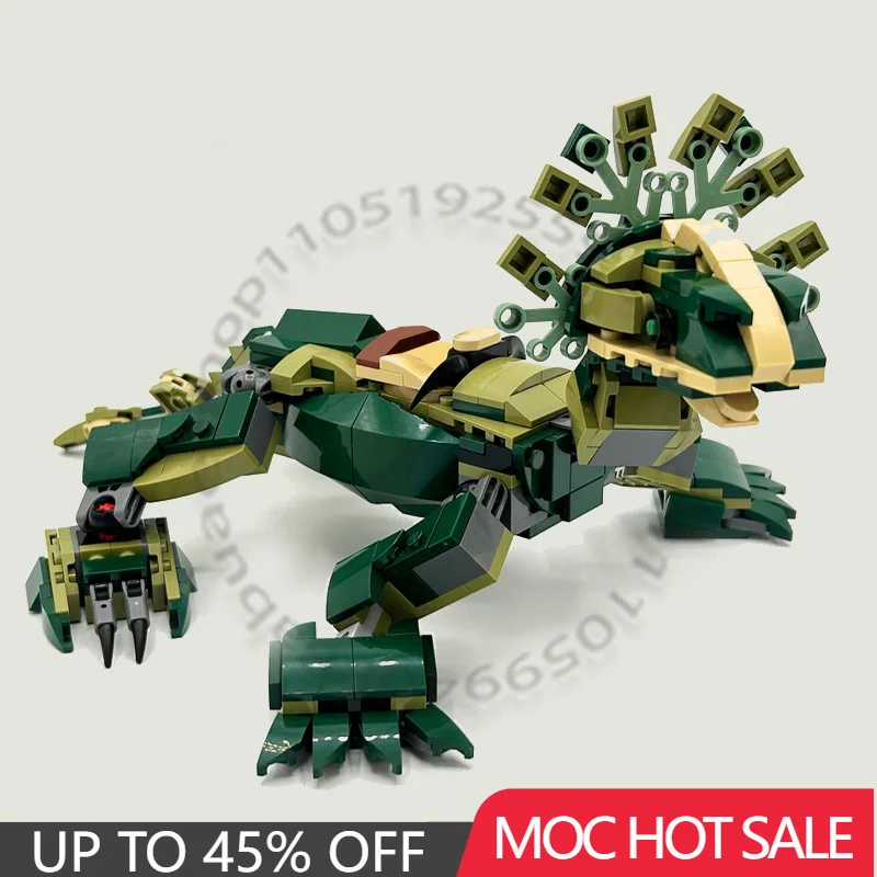 

Строительные блоки серии Star Battle, 404 шт., знаменитый фильм, динозавр, кирпичи 31151, альтернативная модель, сделай сам, дисплей, игрушки, рождественские подарки