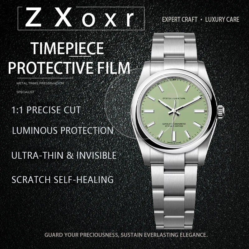 Watch Film for Rolex Oyster Perpetual 124200 (34mm) Full Set Self-healing Anti-scratch Protective Film
