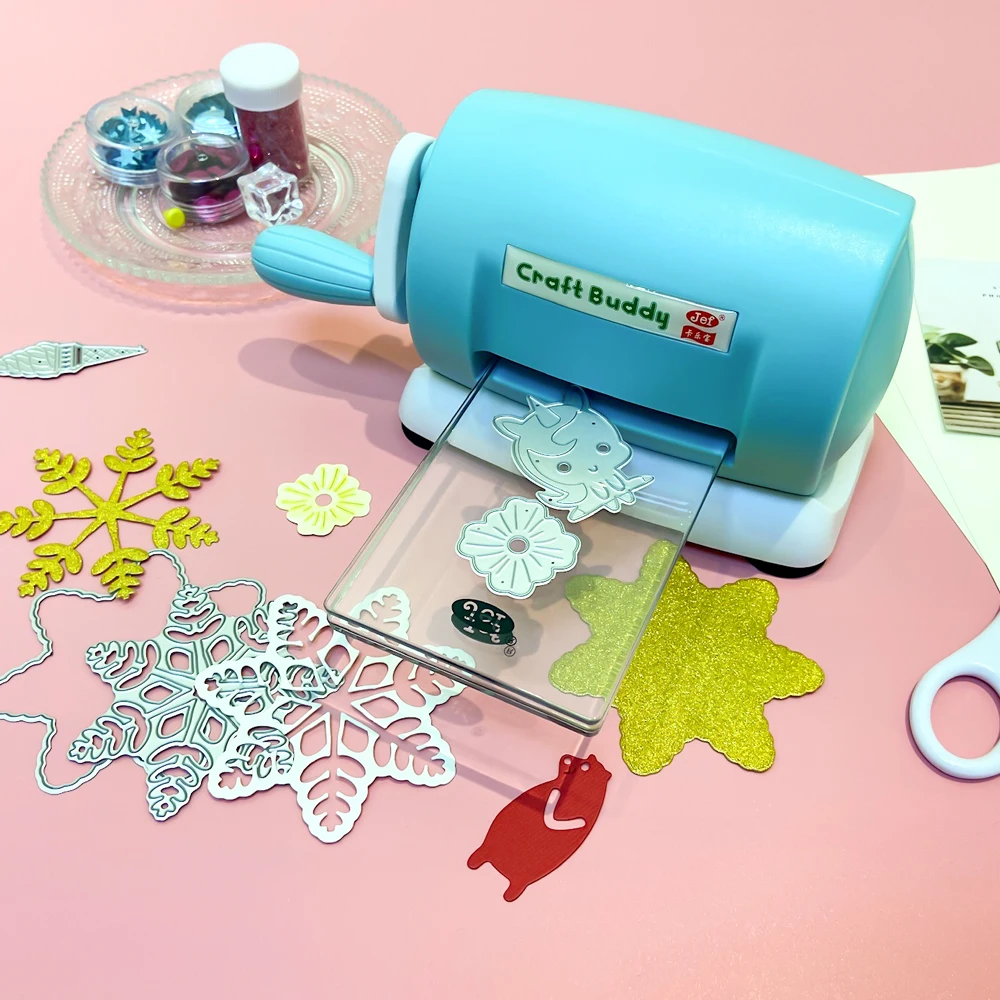 5 Colors Craft Buddy Die Cutting Machine For DIY Scrapbooking Embossing Crafts Paper Card Making Handcraft Die-Cut Mini Machine