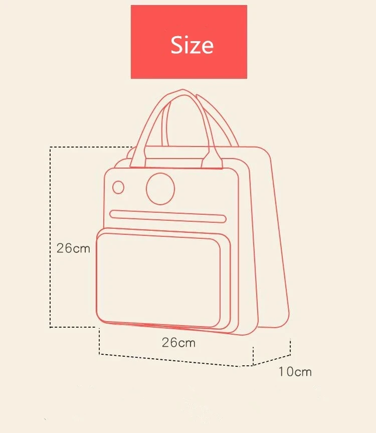 Fashion Solid Color Waterproof Women Nylon Handbag Mommy Going Out Casual Shoulder Bag Large Capacity Baby Diaper Organizer Bag