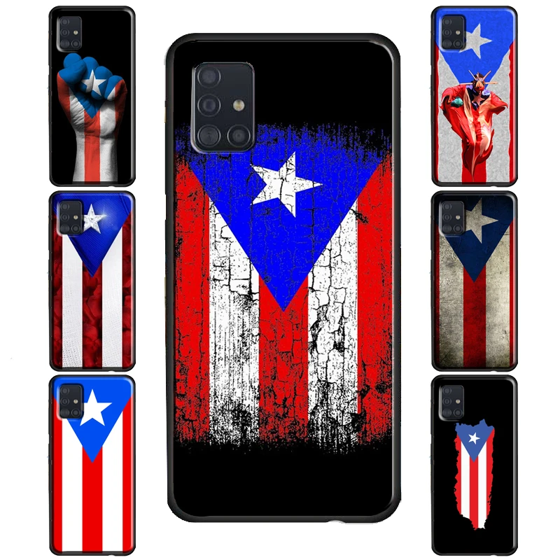 Puerto Rico Flag Case For Samsung Galaxy S20 FE S22 S21 Ultra S8 S9 S10 Note 10 Plus S10e Note 20 Ultra