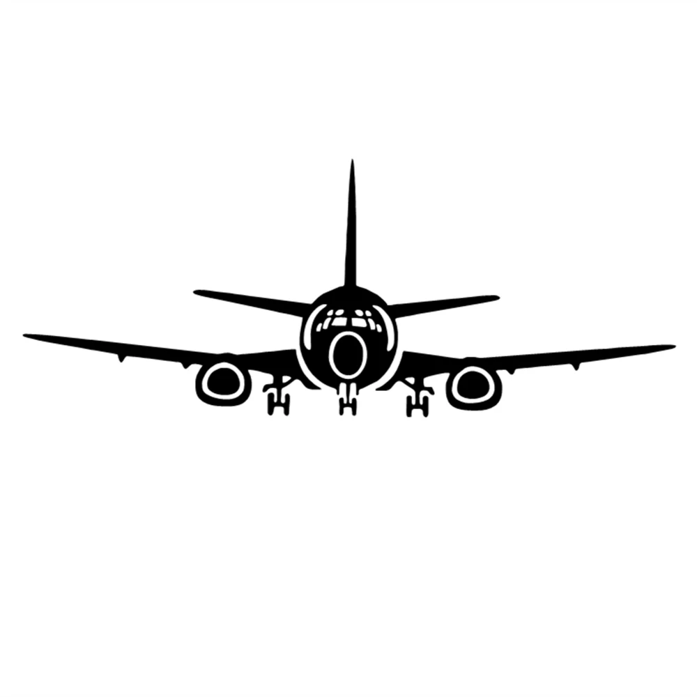 

15.7X7.9CM Aircraft Aviation Theme Vinyl Decal, Travel Sticker for SUV Truck Motorcycle Laptop, Waterproof Auto Exterior Decor