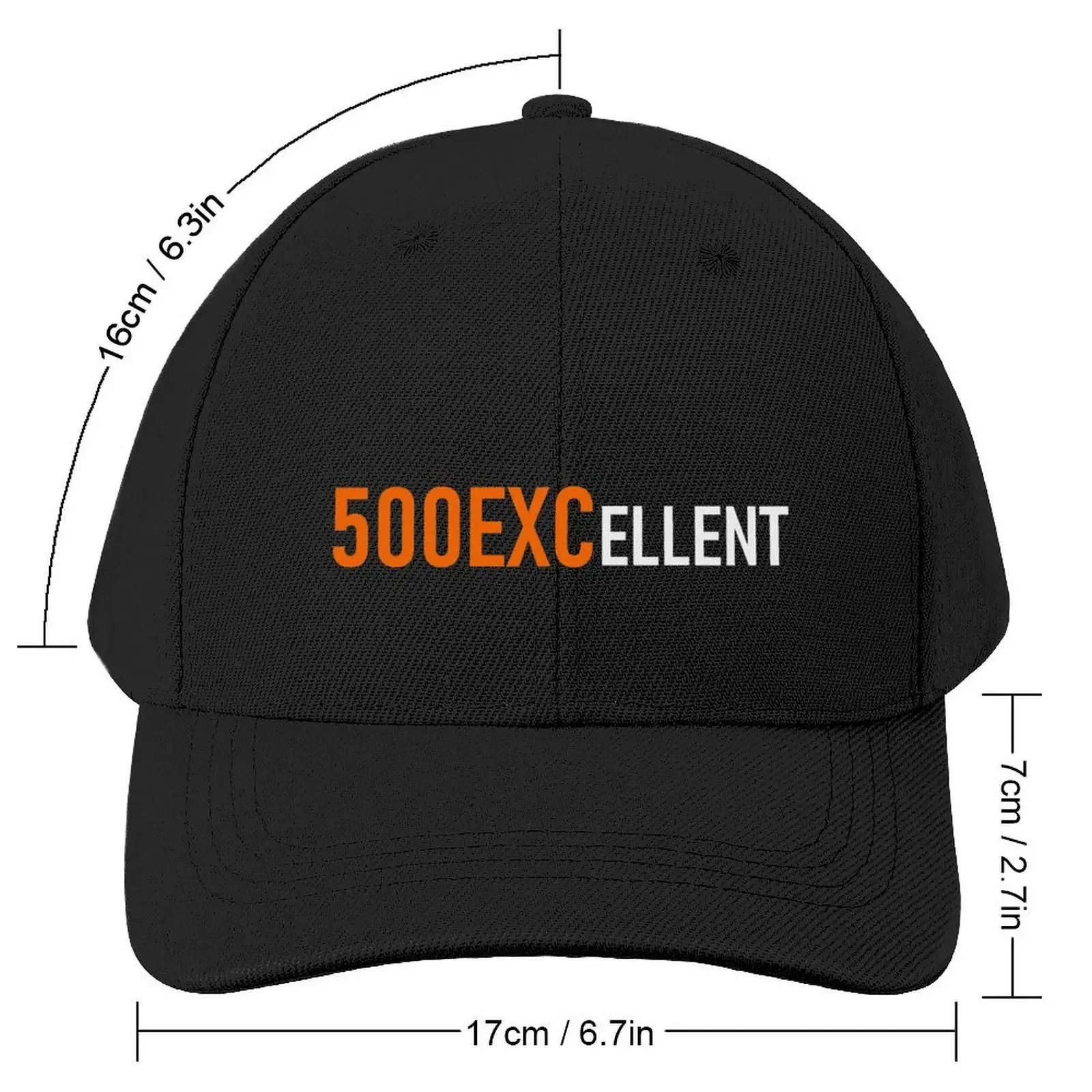 500EXC = Excellent Motorcycle! Baseball Cap |-F-| Hip Hop Women's Golf Clothing Men's