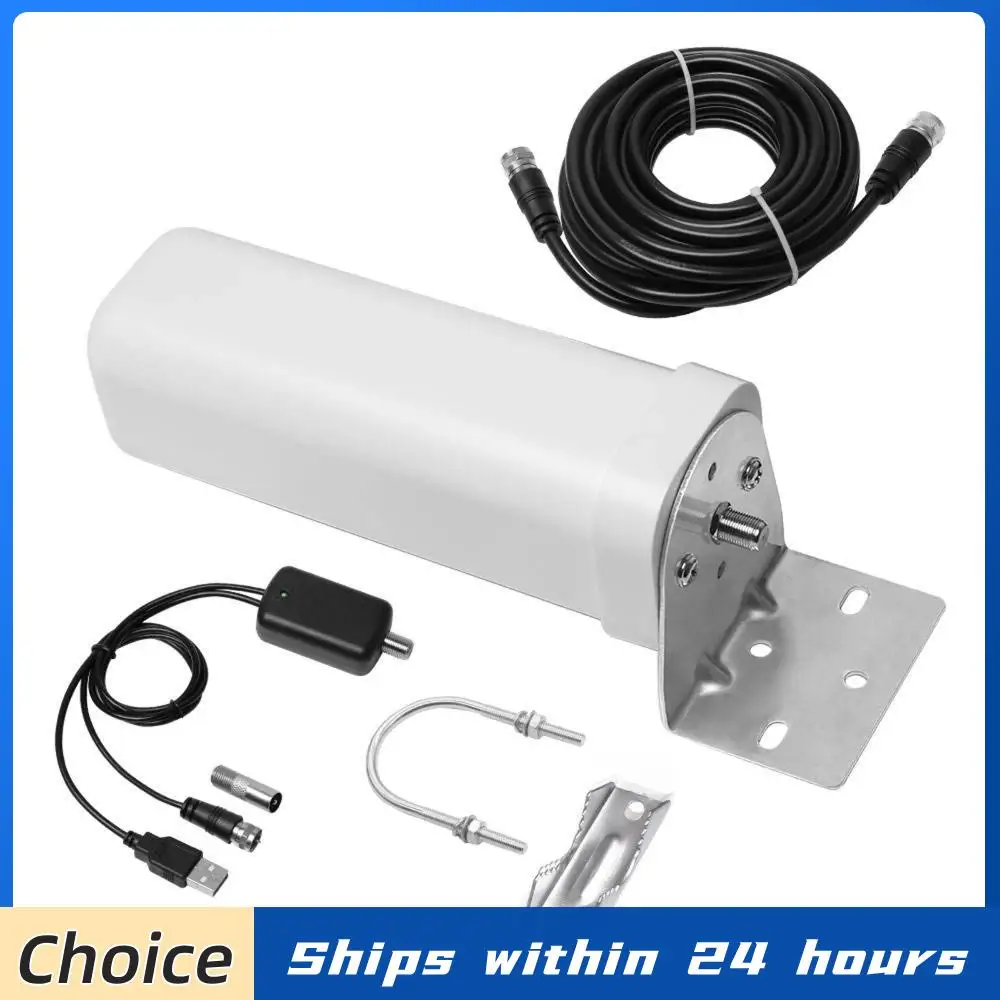 

Уличная цифровая ТВ-антенна ABS для приема HDTV на 600 миль, износостойкая, для HD 4K, для крыши, опоры, автодома