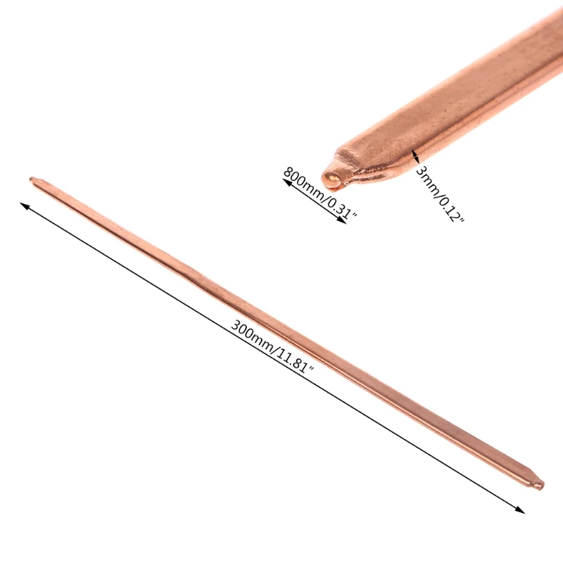 New diy notebook cooling system pure copper flat heat pipe