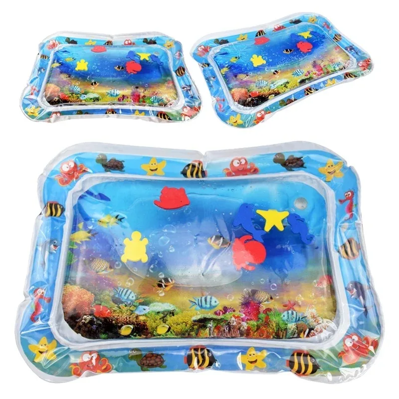 ของเล่นเด็ก Tummy Time Water Play Mat เบาะเป่าลม Early Education การพัฒนา Baby Water Play Mat สําหรับทารกและเด็กวัยหัดเดิน