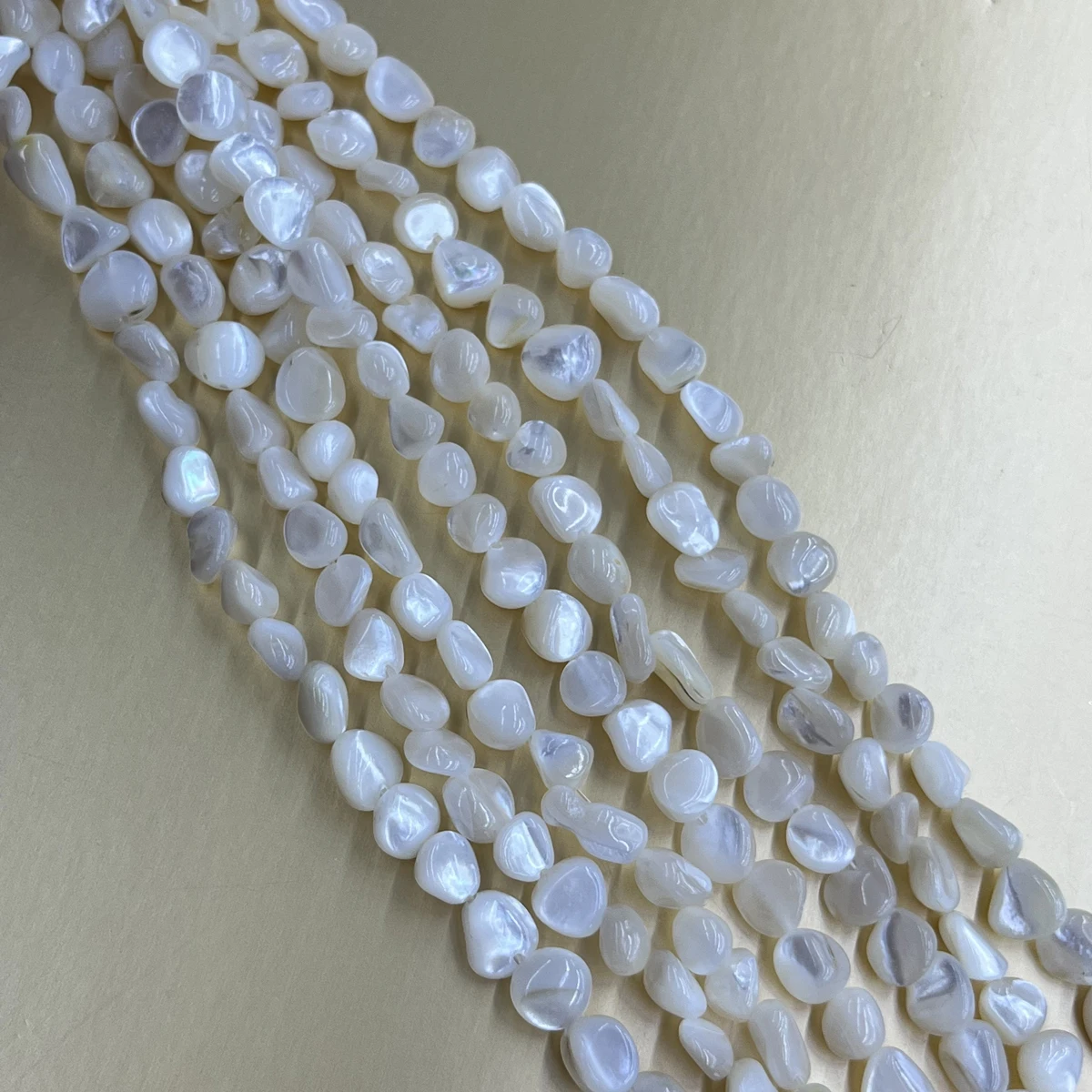 قذيفة الطبيعية حبة 5-6/7-8 مللي متر غير النظامية فضفاض مطرز السحر DIY بها بنفسك النساء الرجال قلادة صنع المجوهرات اكسسوارات لوازم #6