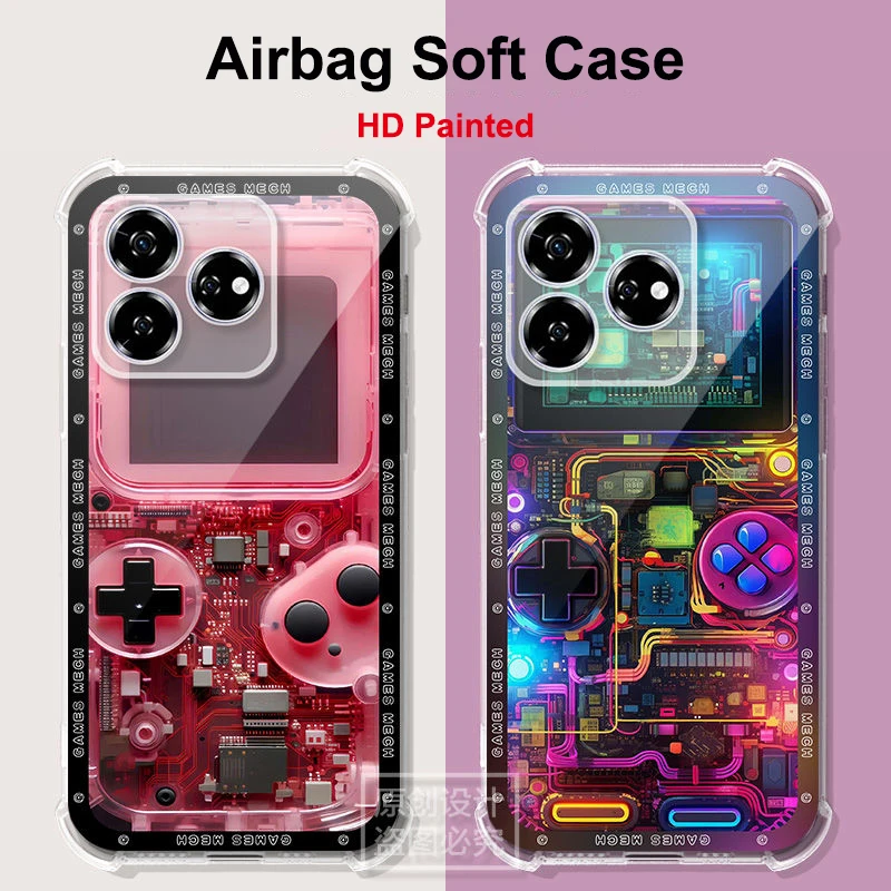 For ZTE Axon 60 5G Air Cushion Shockproof Case For Axon 60 Airbag Silicone Soft TPU Cover For ZTE Axon 40 Pro 30 Ultra Case