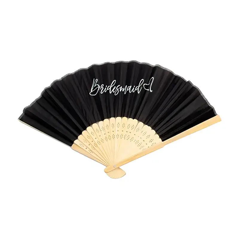 Bride Hand Folding Fan Bride Folding Decoration Fan Handheld Paper Dancing Cosplay Props For Dancing Gatherings Camping