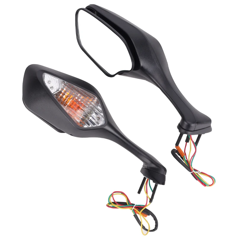 1 Pair Motorcycle Rear View Side Mirrors with LED Turn Signal Light For Honda CBR1000RR CBR 1000 RR 2008-2016 2009 2010 201