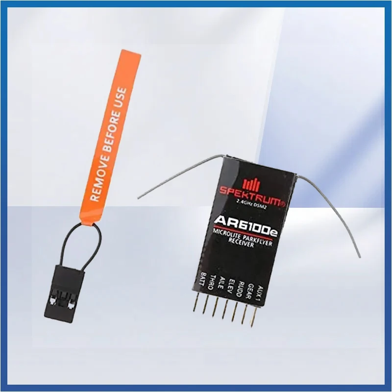 

AR6100E Receiver RC Model DSM2 2.4GHz 6 Channel 6CH for JR Transmitter DX5E DX6I DX6 DXS7 DX7 DX18 DX8 DX9 DX12 Remote