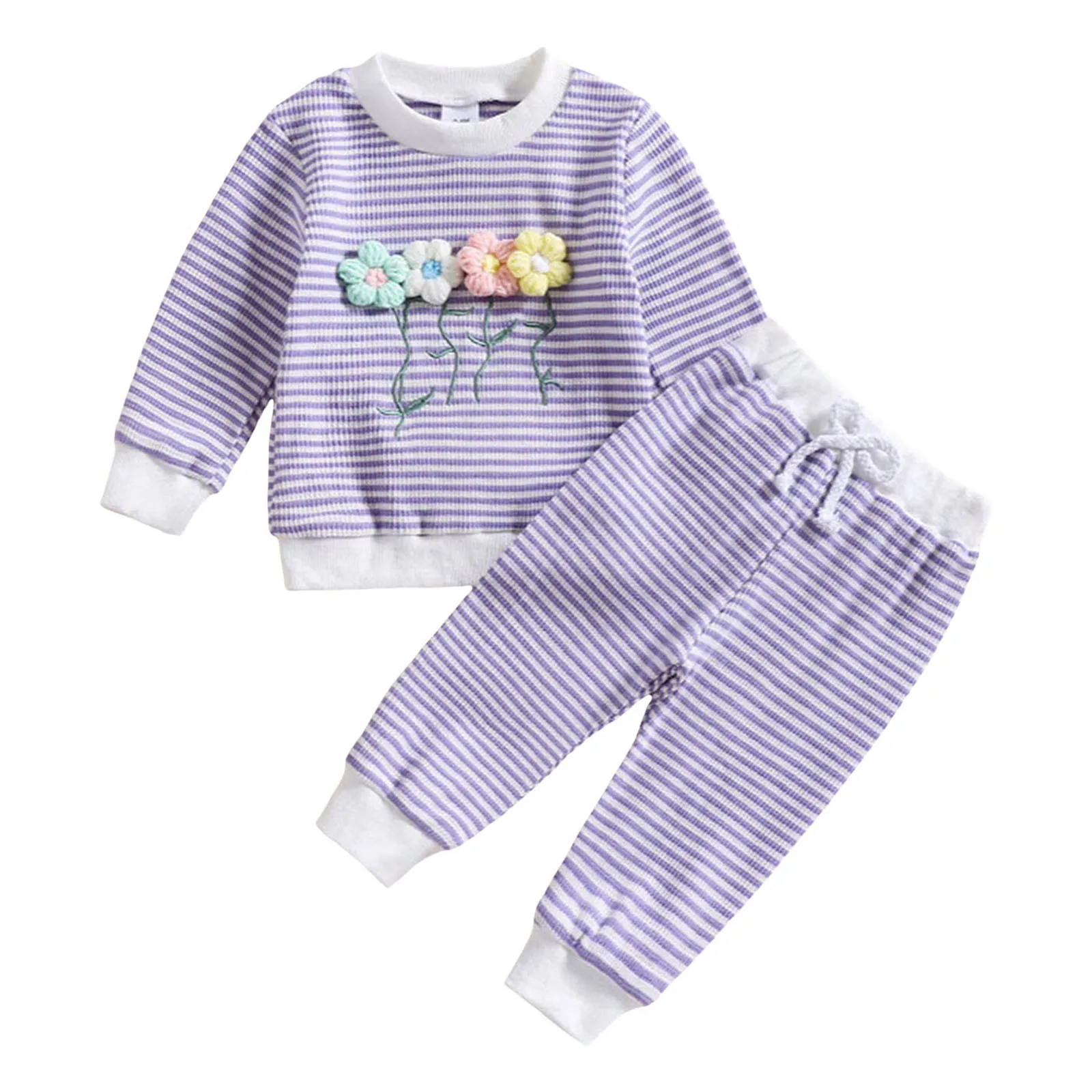 

Наряды для маленьких мальчиков с курткой Одежда для малышей для девочек Детские осенне-зимние наряды с 3D цветами Толстовка Пуловер Симпатичные штаны 4t Pant