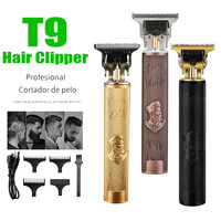 LCD Display T9 Electric Hairber 0mm Shaver Hair Trimer Home Appliances Travel Barber Razors Shaving Machine for Men Trimmer Man