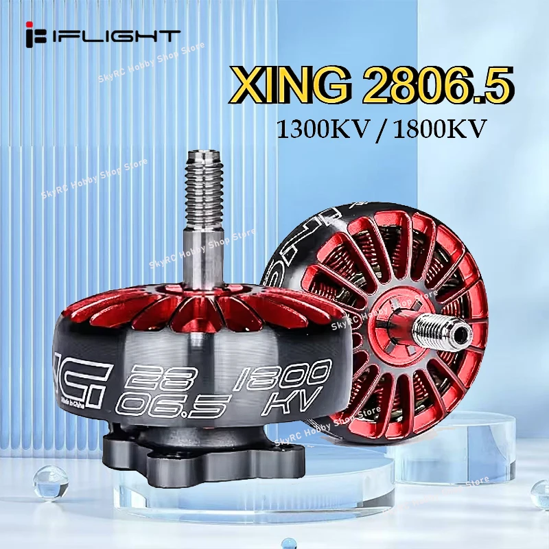 

IFlight XING 2806.5 Cinelifiter Brushless Motor 1300KV / 1800KV 2-6S for 7-8 Inch FPV Frame Propeller RC FPV Racing Drone