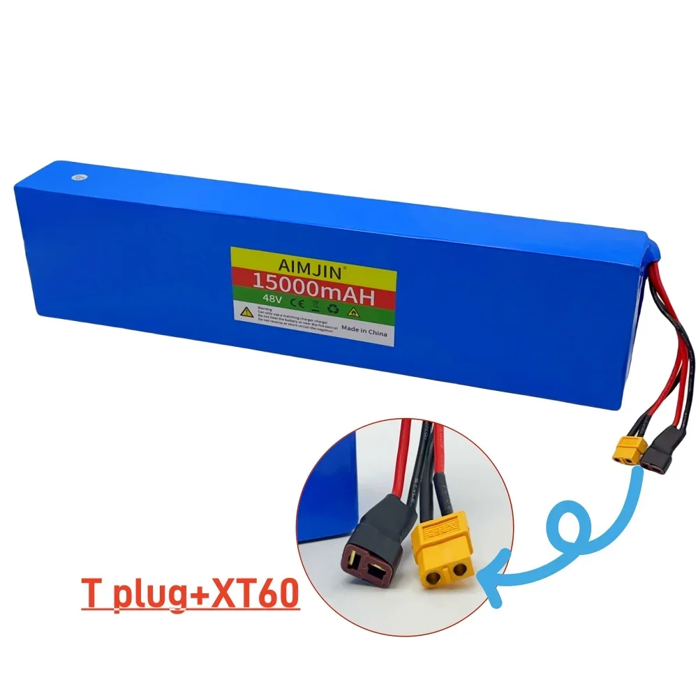 13S4P 48V 15Ah 18650 rechargeable Lithium-Ion Battery Pack For Kugoo M4/M4Pro/MaxSpeed Electric Scooter with BMS+charger