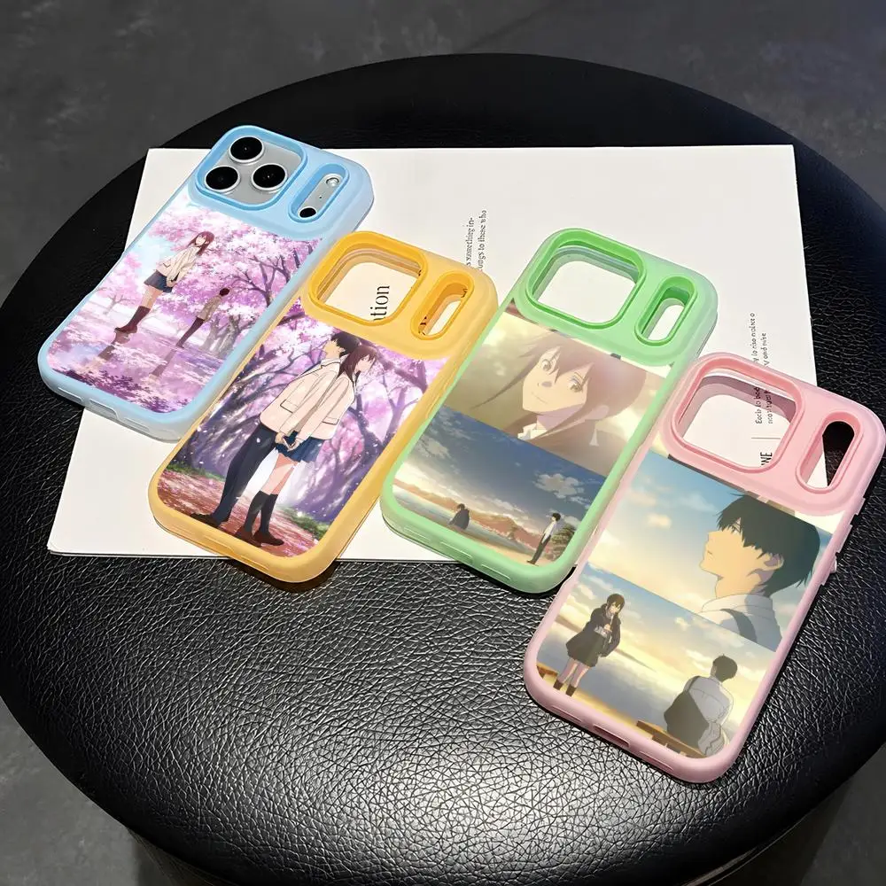 Funda para Teléfono 'Quiero Comer tu Páncreas' 2 en 1 Desmontable Transparente con Ranura para Tarjetas para iPhone 12-17, Suave, Multicolor