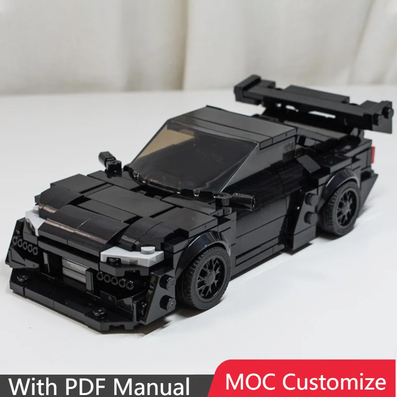 

НОВЫЙ 440 шт., хит продаж, Moc Customize, редкая модель гоночного автомобиля bBack, строительные блоки, скоростной автомобиль, кирпичи, игрушки, подарки для детей и взрослых