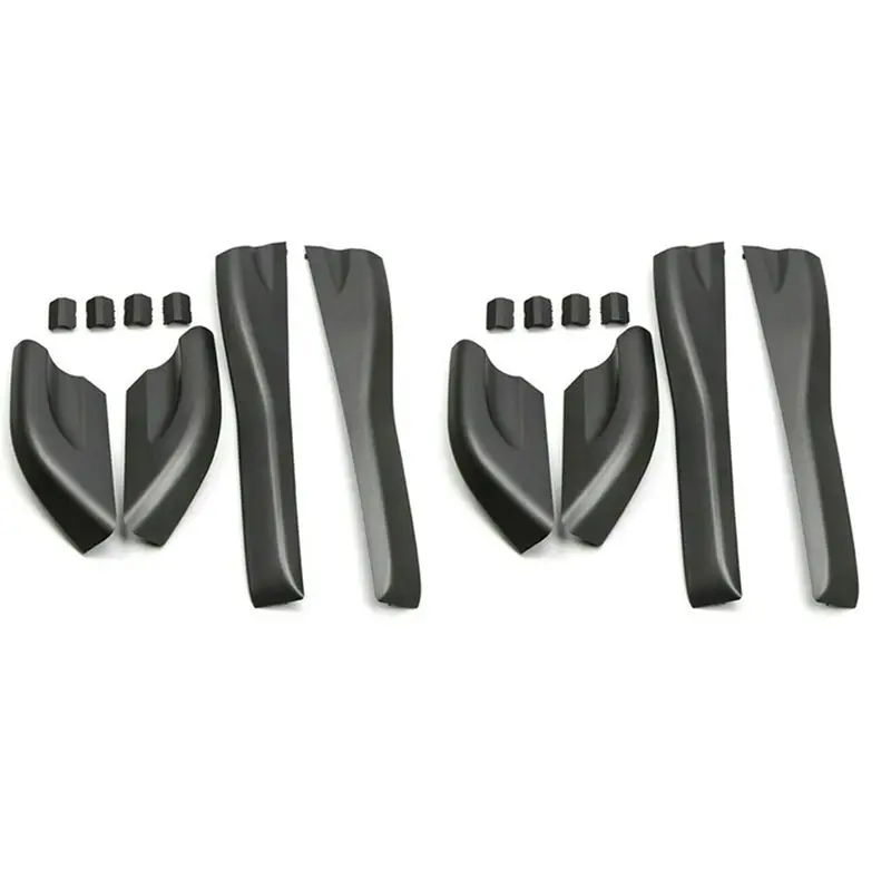 8Pcs Roof Rails Rack End Cover Shell For Tucson 2004 -2008