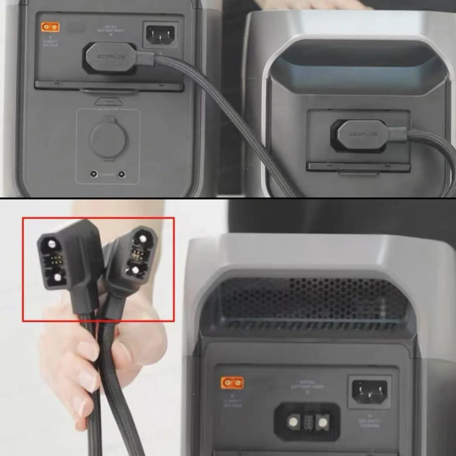 EcoFlow Extra Batteriekabel-Verbindungsdraht 0,5 m