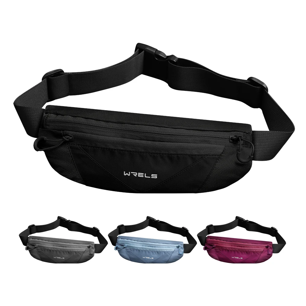 WRELS-Sac de sport étanche pour hommes et femmes, ceinture de course, poches, marathon, jogging, sports de plein air, cyclisme, sacs de taille pour