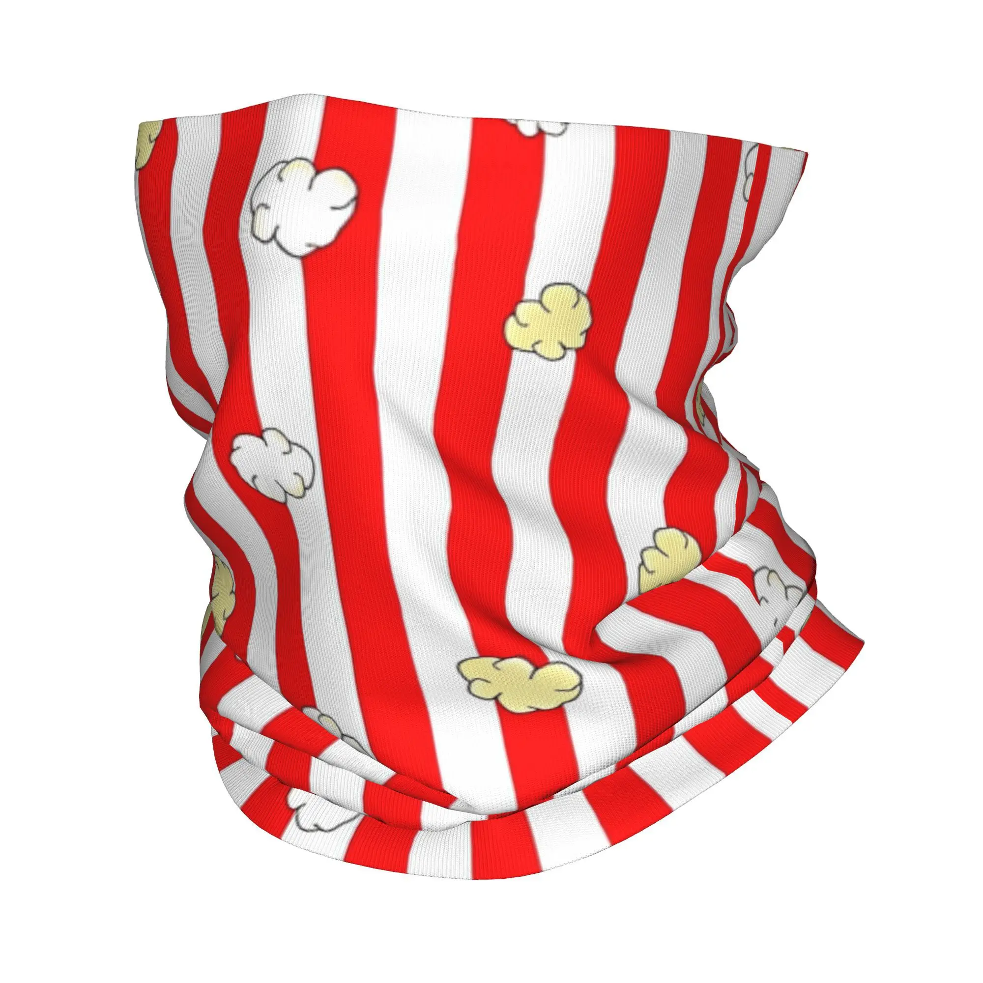 

Movie Theater Buttered Popcorn Bandana Neck Gaiter Printed Balaclavas Face Mask Scarf Multi-use Headwear Unisex Adult
