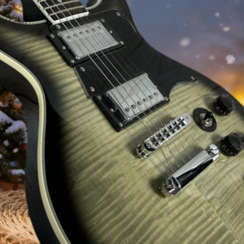 

Gift Christmas 40 inch Green STU Electric Guitar Mahogany Body Rosewood Neck Free Delivery Rock Music