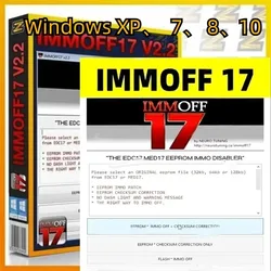 IMMO OFF Newest IMMOFF17 Software EDC17 with keygen Immo Off Ecu Program NEUROTUNING Immoff17 Disabler and install video guide