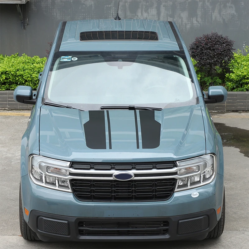 

For Ford Maverick 2022-2026 car hood decorative stickers car front hood decorative stickers car modification accessories