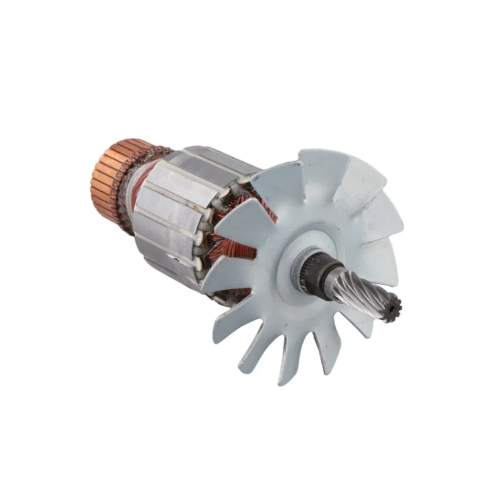 For Workshop Use Rotor Armature Tool Part For Chop Saws Power Tool Accessory Metal Construction High Conductivity
