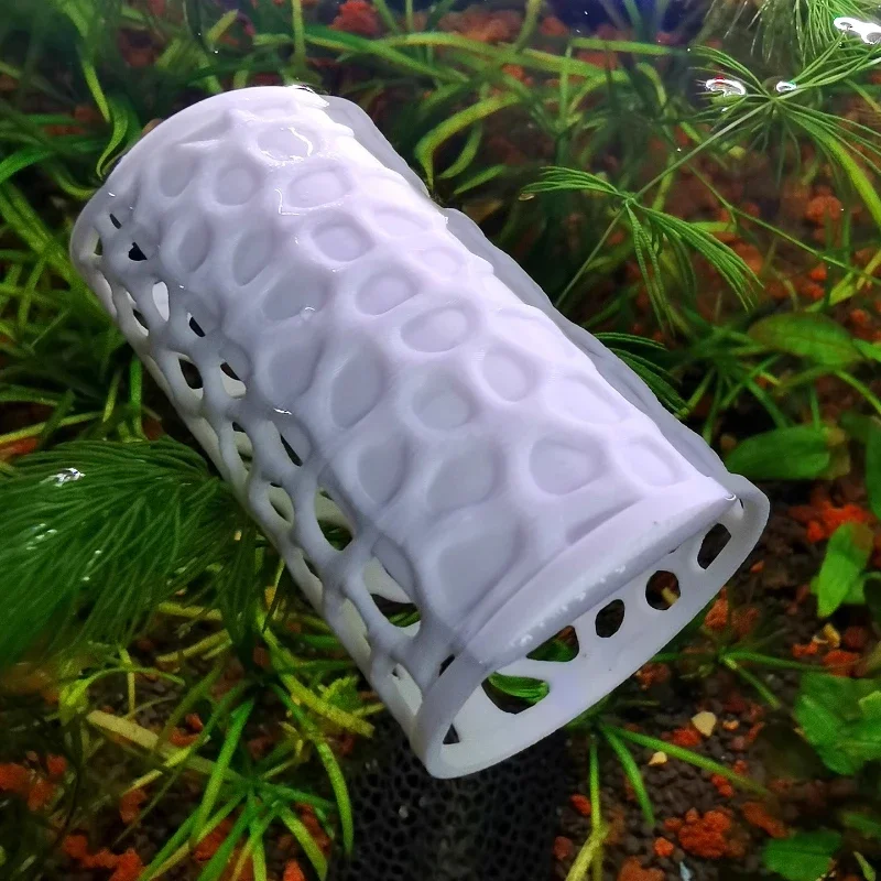 ديكور حوض السمك مطبوع ثلاثي الأبعاد، سرير عائم على شكل سمكة، بيت الروبيان، منطقة استراحة ومأوى مخبأ لبيتا والحيوانات الأليفة المائية الصغيرة