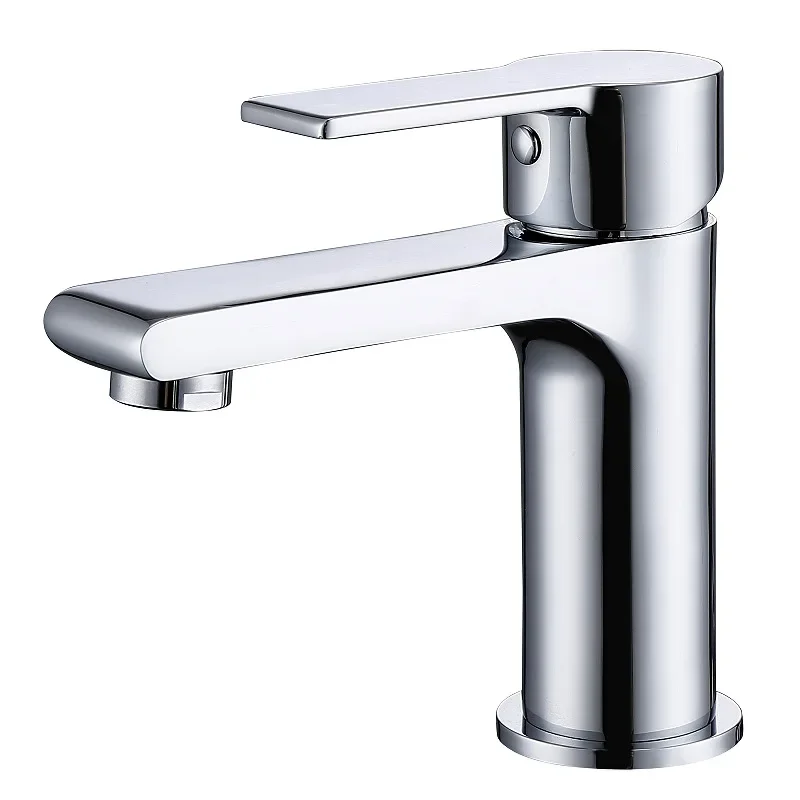 

All-copper washbasin faucet table for household hot and cold use