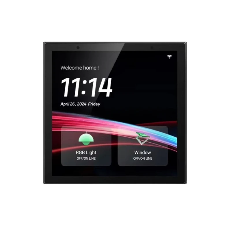 

2025 Smart Home Center Panel 4 Inch IPS Screen Home Support OS Bar Design WiFi Control UK Plug