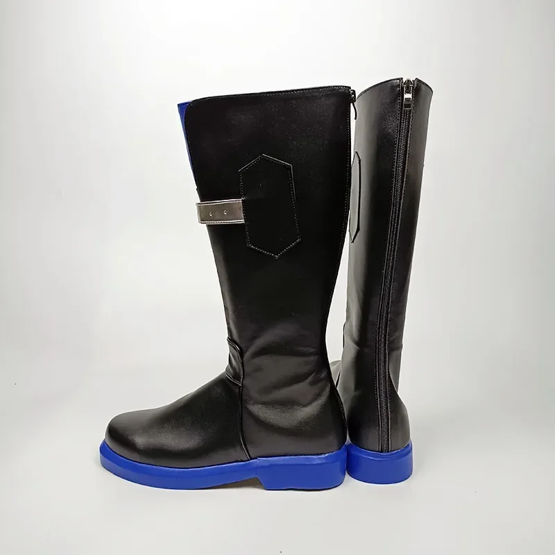 لي Palefire تأثيري أحذية لعبة غراي الغراب معاقبة تأثيري الدعائم هالوين كرنفال الأحذية بولي أحذية أحذية من الجلد مخصص