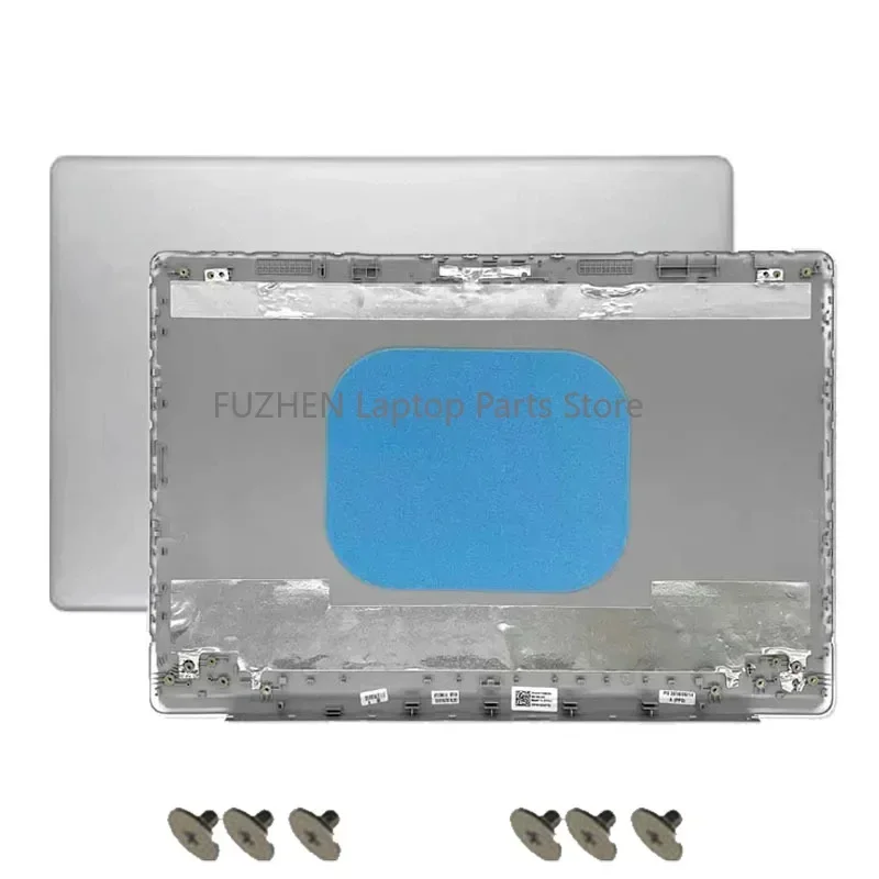 New For Inspiron 5570 5575 Laptop LCD Back Cover Front Bezel Upper Palmrest Bottom Base Case Keyboard Hinges silvery