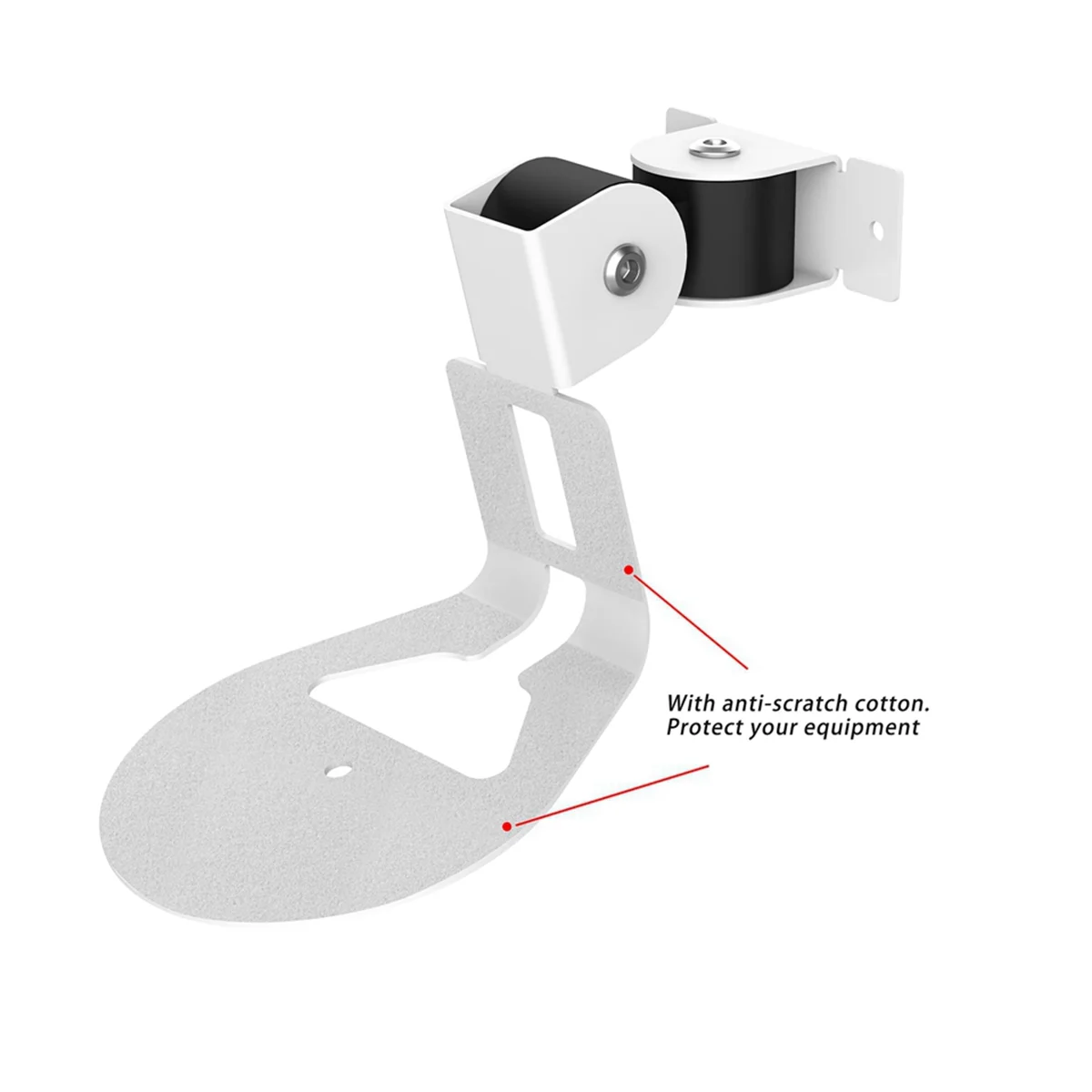 قوس مثبت على الحائط للعصر ، حامل حامل حائط معدني ، توفير مساحة بيضاء