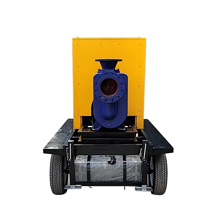 Multiple use mobile type self priming pump irrigation or water treatment plant water pump