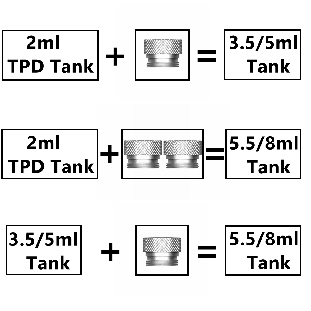 زجاج هونج لـ VOOPOO ، زجاج جراج صغير ، Uforce 2 ، Uforce T2 T1 ، 8: 10-1