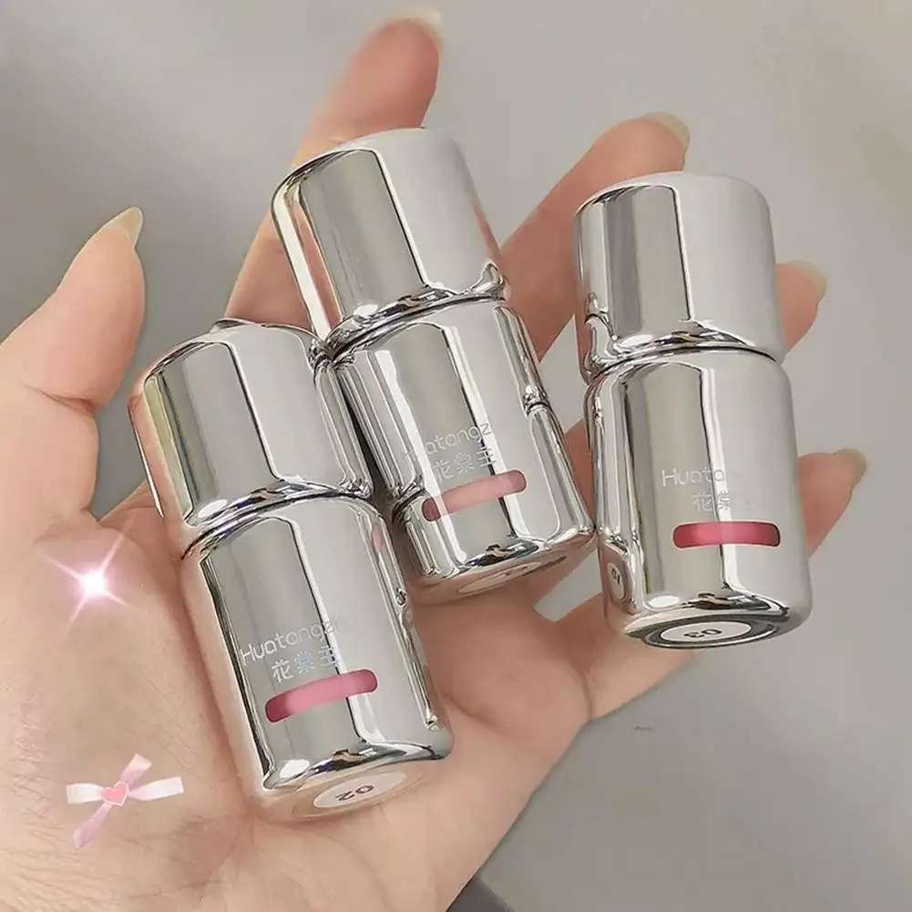 Fard Stick Donna Mini Rossetto Testa di fungo Polvere MatteVelvet Fard Liquido Cosmetici naturali Spiriti saturati Basso K X9V2