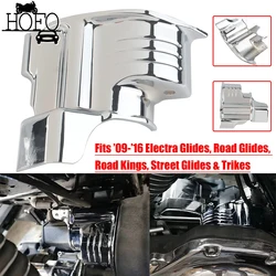 Chrome Motorcycle Starter Mount Engine Cover Protector Guard For Harley Davidson Electra Glides Road Glides Road Kings  ’09-’16