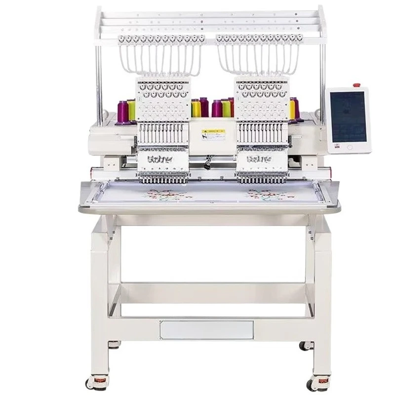 High-speed hat embroidery machine, ready-to-wear baseball cap, multi-functional double-head 12-needle 15-needle
